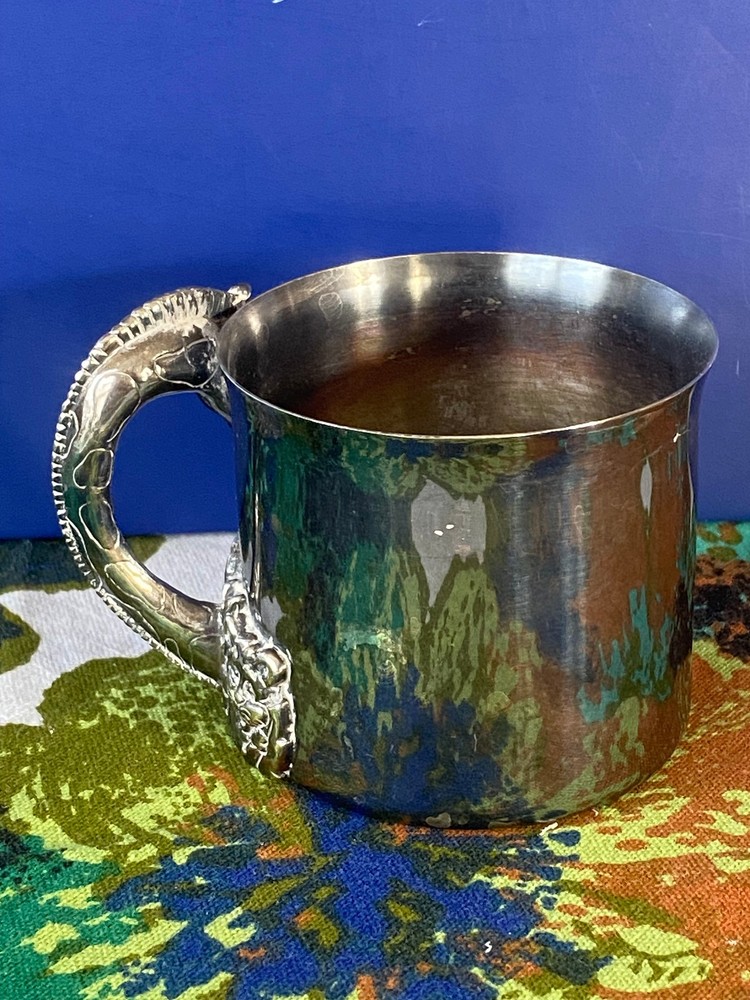 Reed Barton Giraffe Childs Cup Silverplate