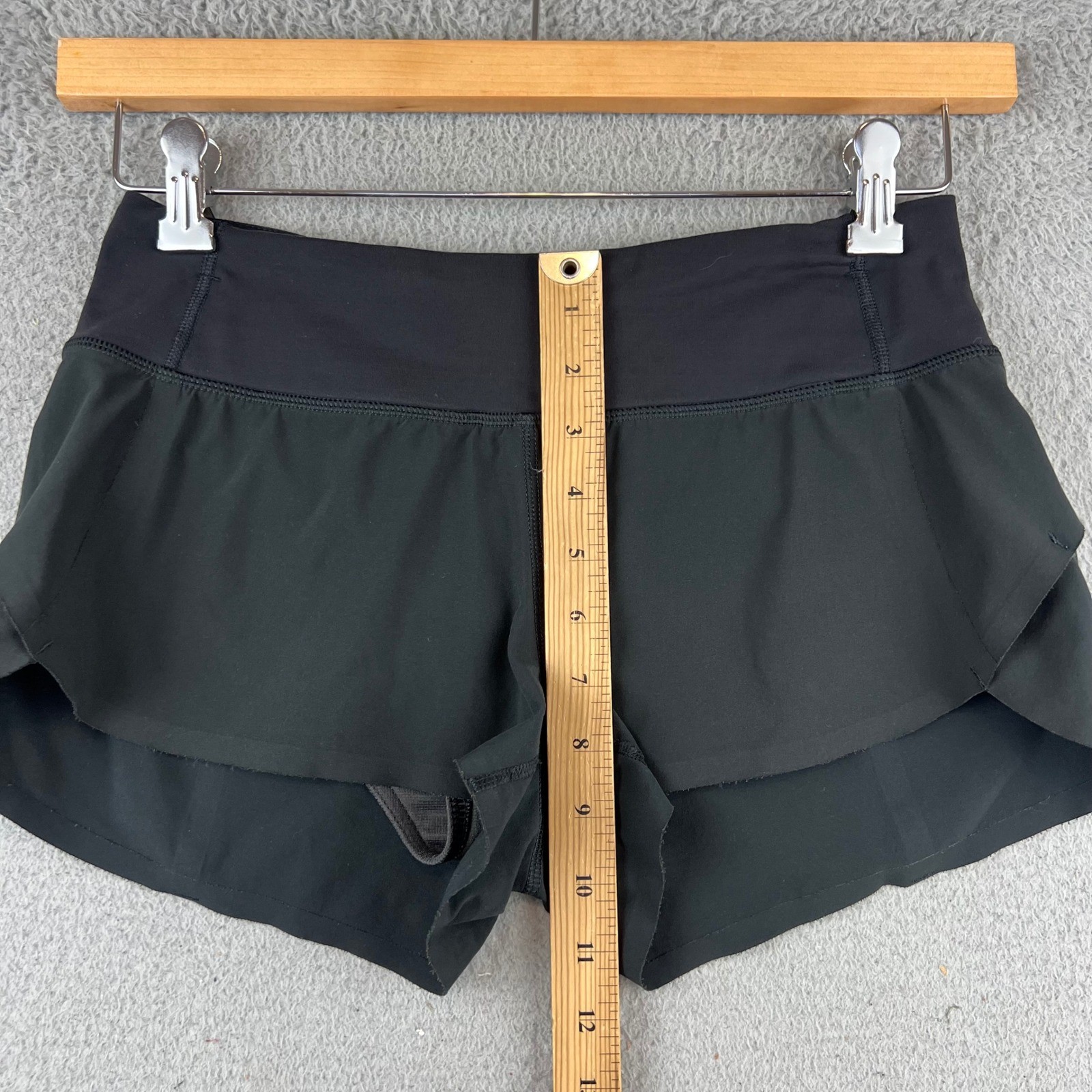 Lululemon Speed Up Black Running Shorts Women's Size 4