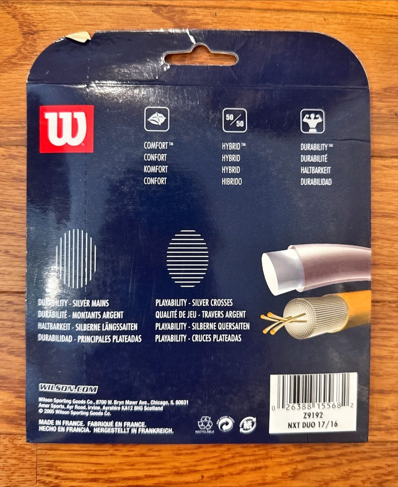 Wilson NXT Duo Tennis String - 16 Guage