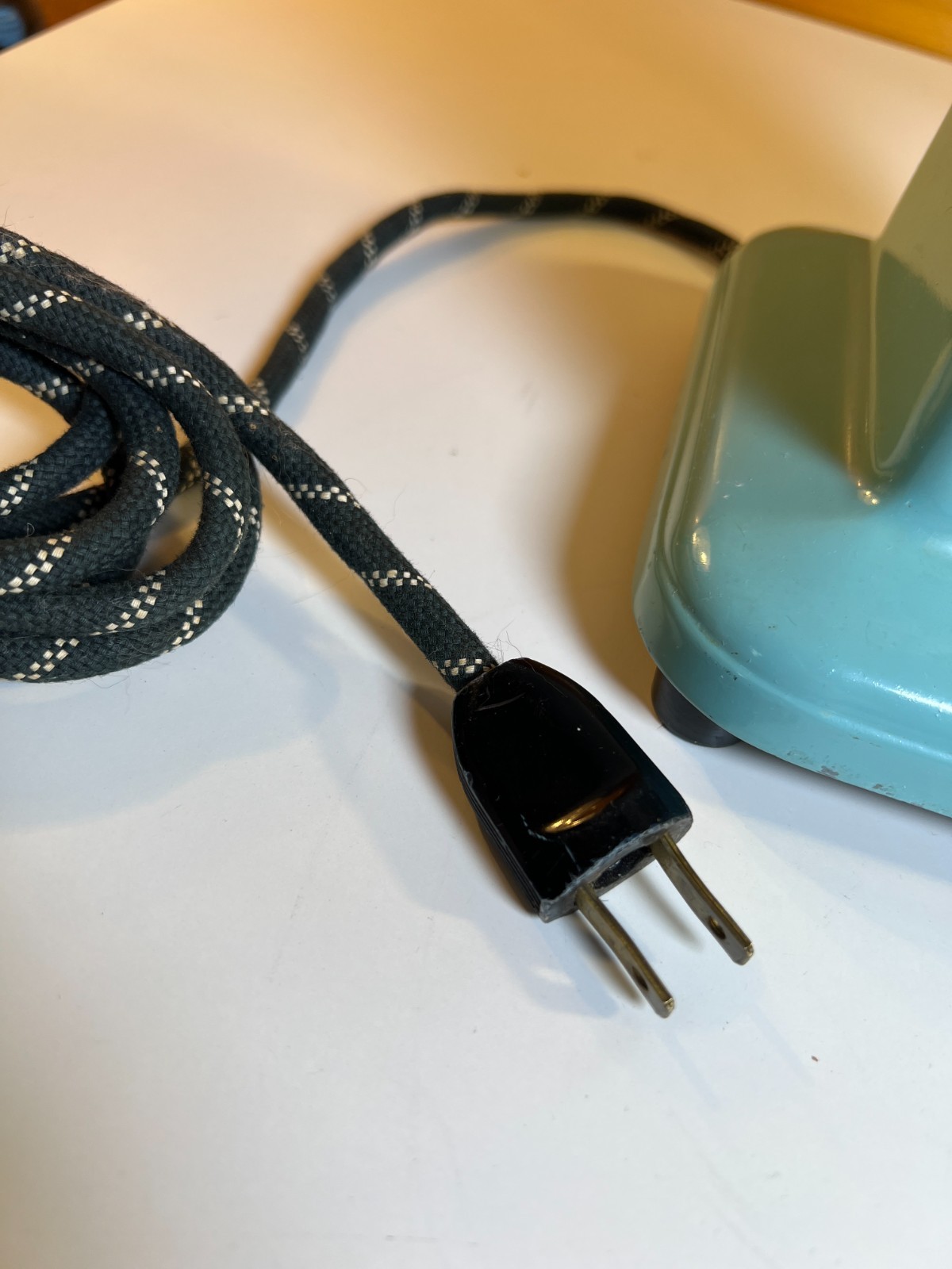 Vintage 1950s Dormeyer Model 5906 Turquoise Teal Blender Glass Chef Logo CHICAGO