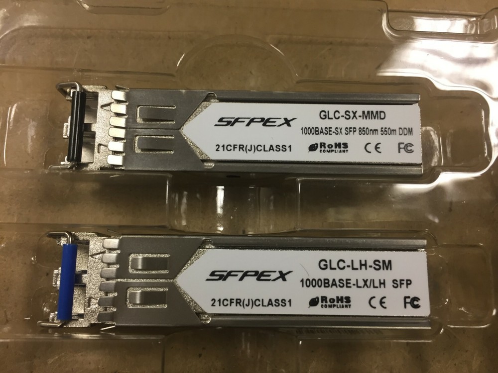 Transceiver Optical Module 10000BASE Ethernet SFP See Description Lot of 10