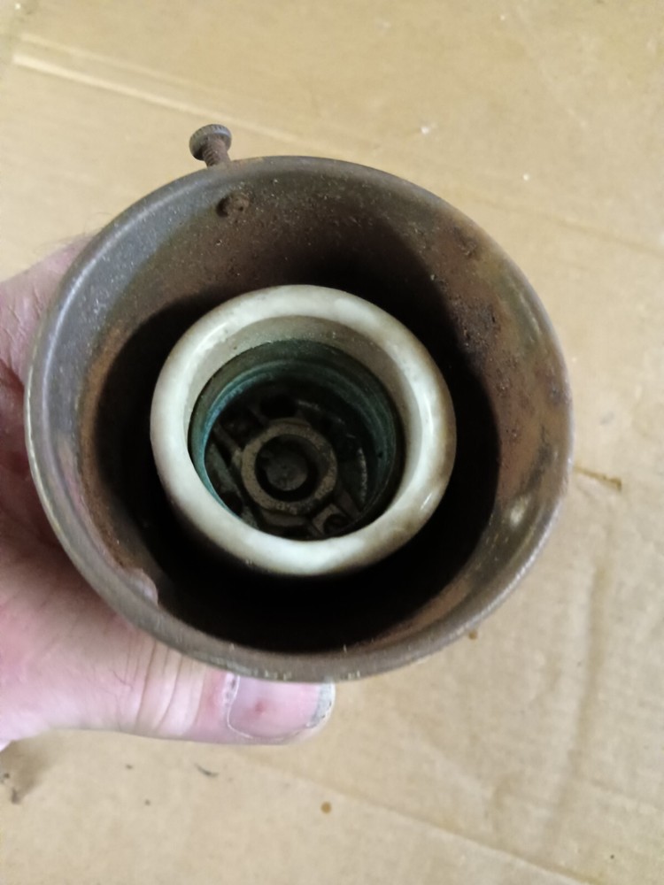 Vintage Large Electric Light Fixture Part, Torchy