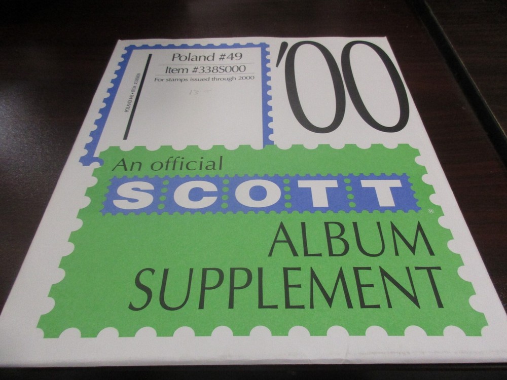 "SCOTT" POLAND #49  ALBUM  SUPPLEMENT  W/FREE SHIPPING!!