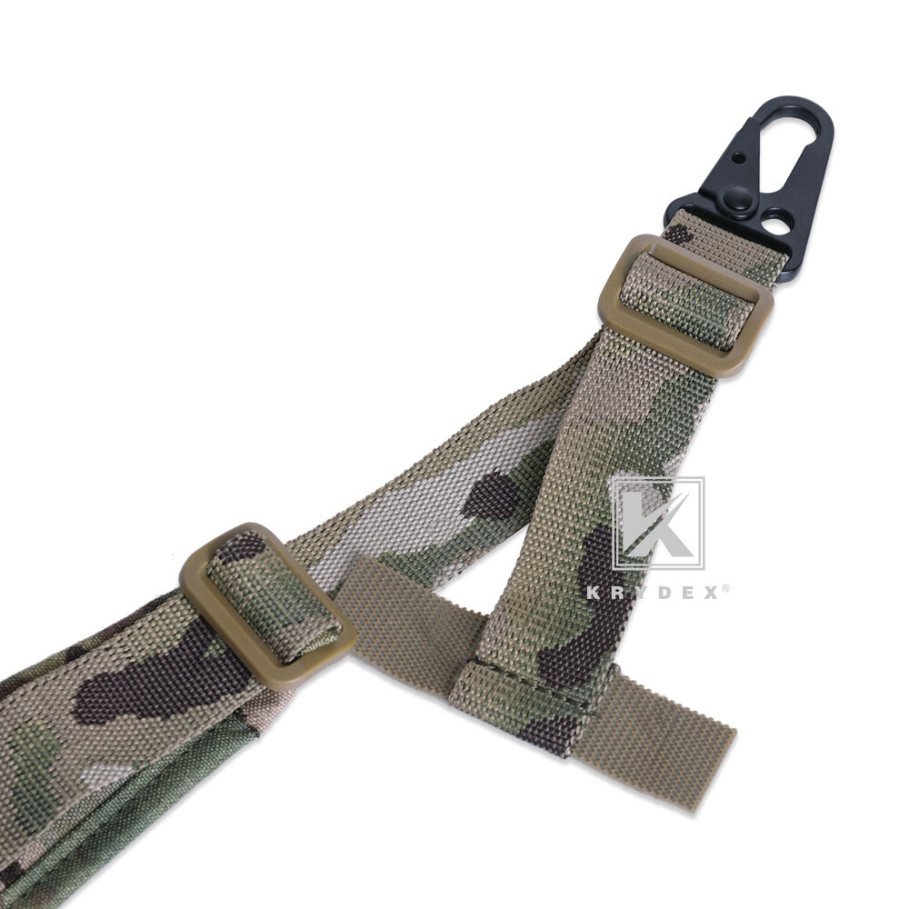 KRYDEX Modular Sling 2/1 Point Padded Tactical Shooting Sling Durable Multicam