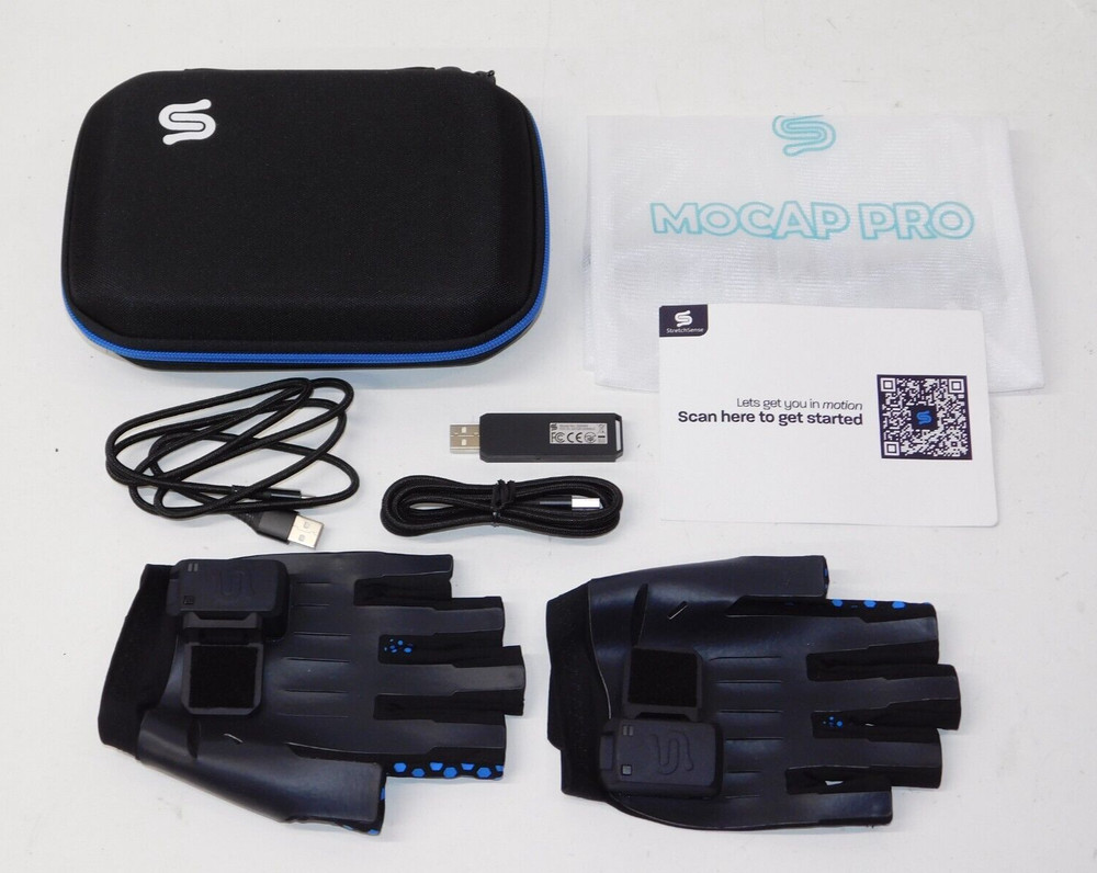StretchSense Mocap Pro Studio Smart Glove Hand Motion Capture VR Animation Large
