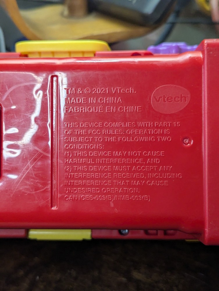 VTech Drill & Learn Toolbox Pro Toy BOX ONLY ~Educational Music Lights~ WORKS!