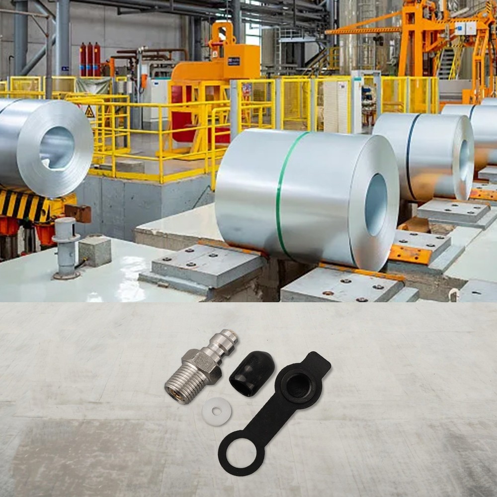Efficient M10x1 Quick Coupler for Stainless Steel PCP Pneumatic Connection