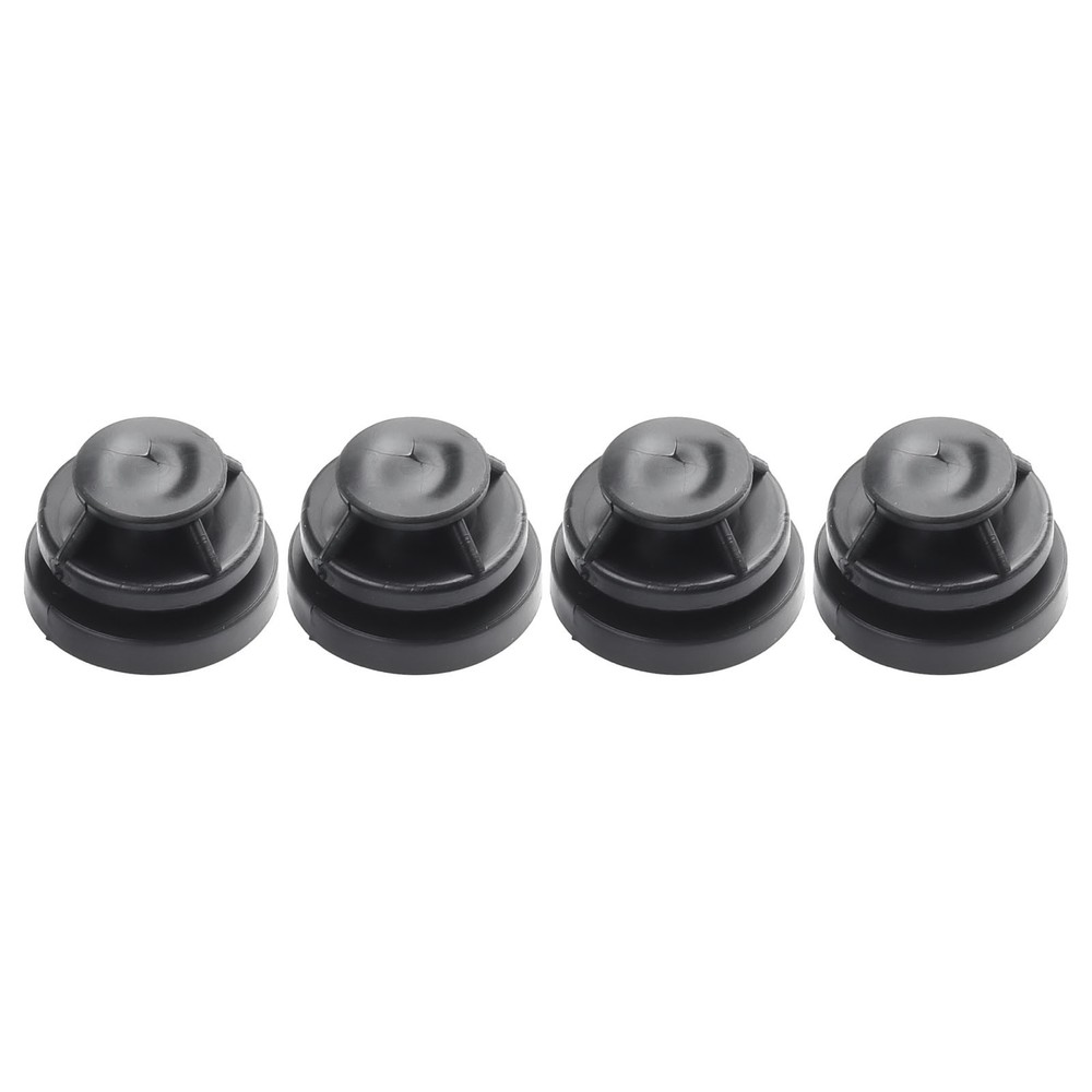 Car Engine Cover Rubber Mounts 4Pcs Black Auto Practical Buffer Tool Attachments
