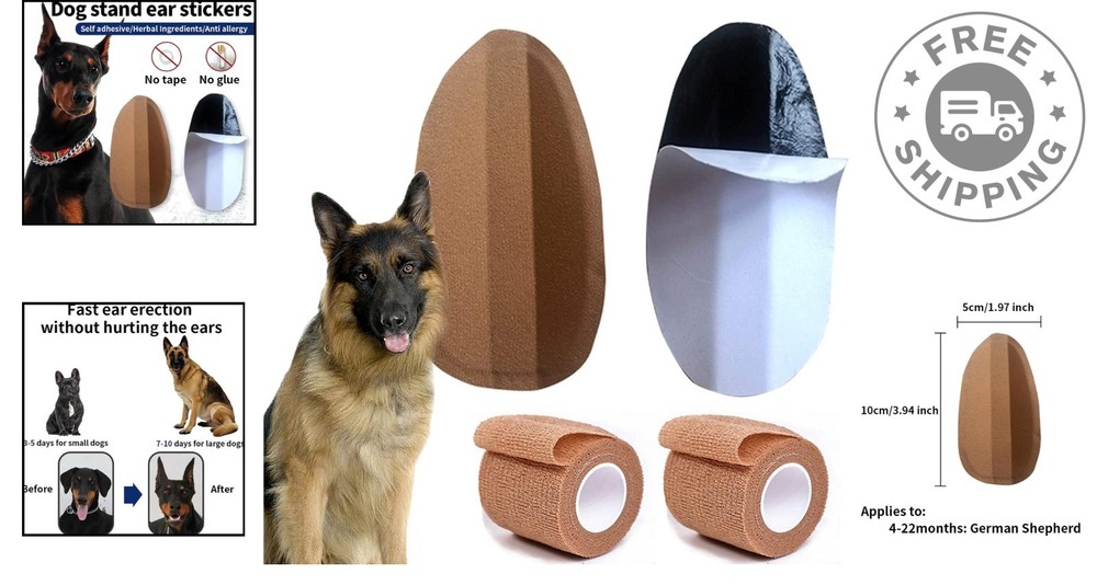Adjustable Dog Ear Support Tool: Comfortable and Durable Ear Shaping Solution