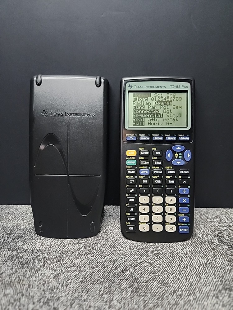 Texas Instruments TI-83 Plus Graphing Calculator With Cover
