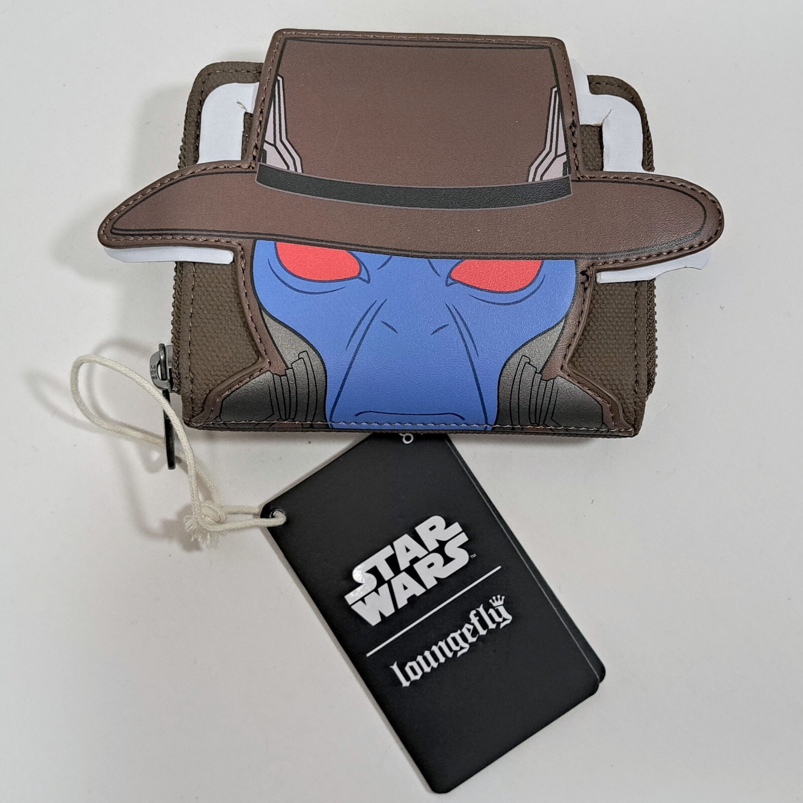 Loungefly Star Wars Cad Bane Bounty Hunter Cosplay Faux Leather Wallet Hard Tag