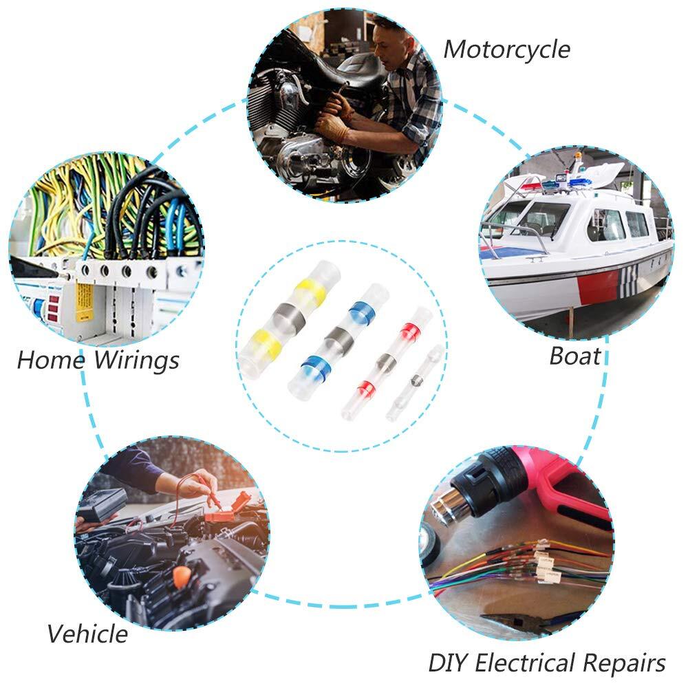 400/100x Waterproof Solder Seal Sleeve Heat Shrink Wire Connectors Terminal kits