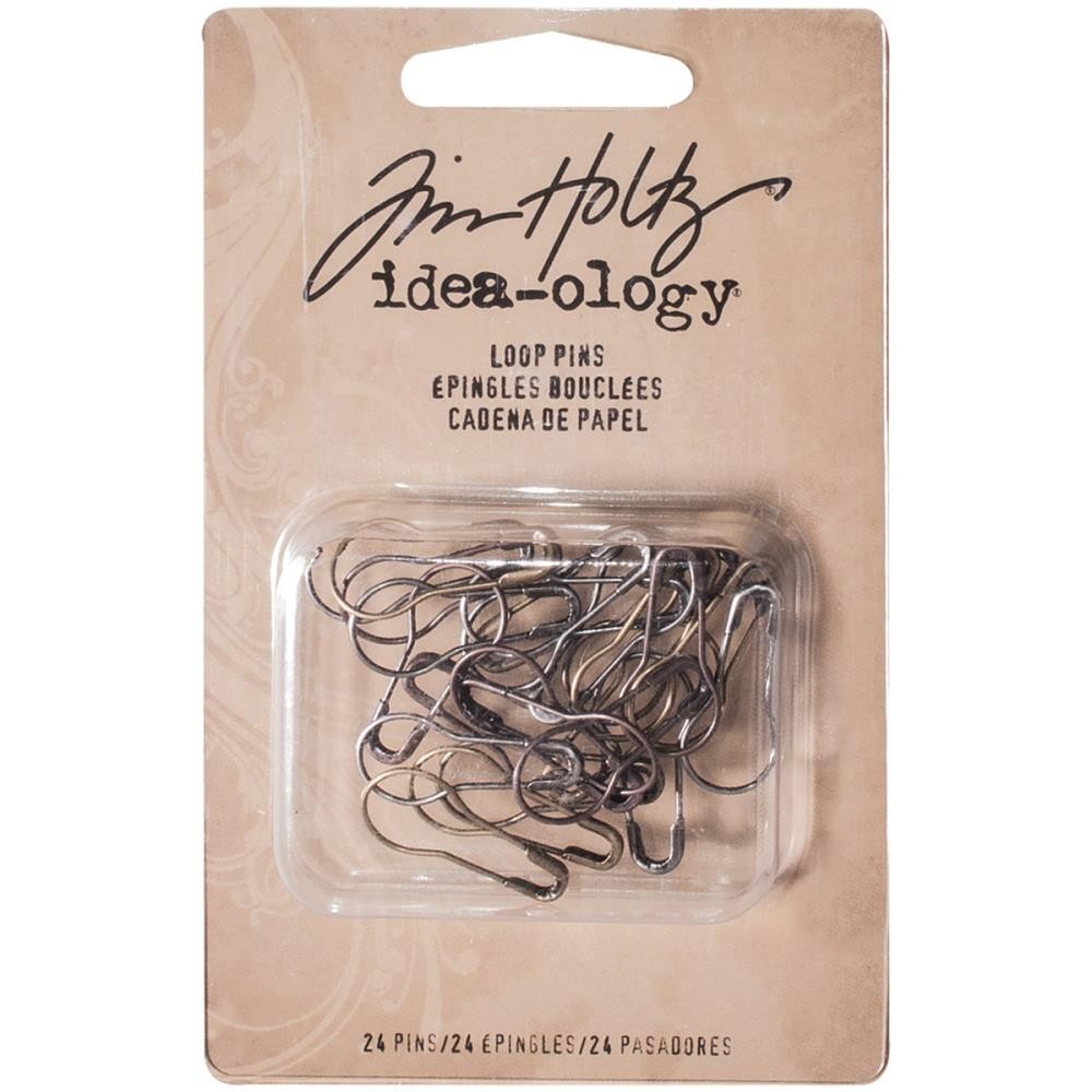 Tim Holtz ~ LOOP PINS ~ Idea-ology ~ Safety Pins