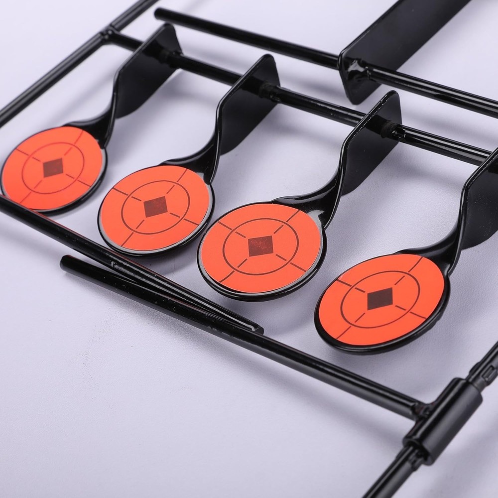 Compact Automatic Resetting Target with Shooting Spots for Air Gun Training