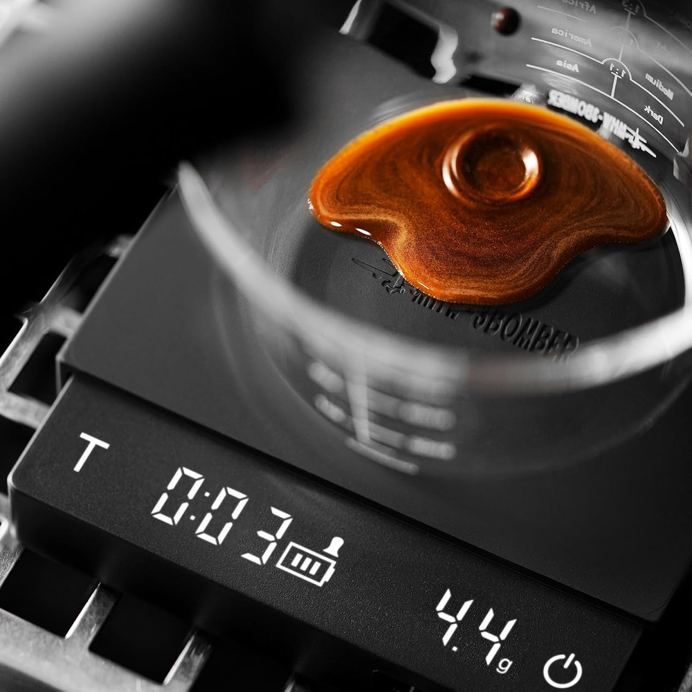 MHW-3BOMBER Super Mini Espresso Scale with Timer, Digital Coffee Scale with Espr