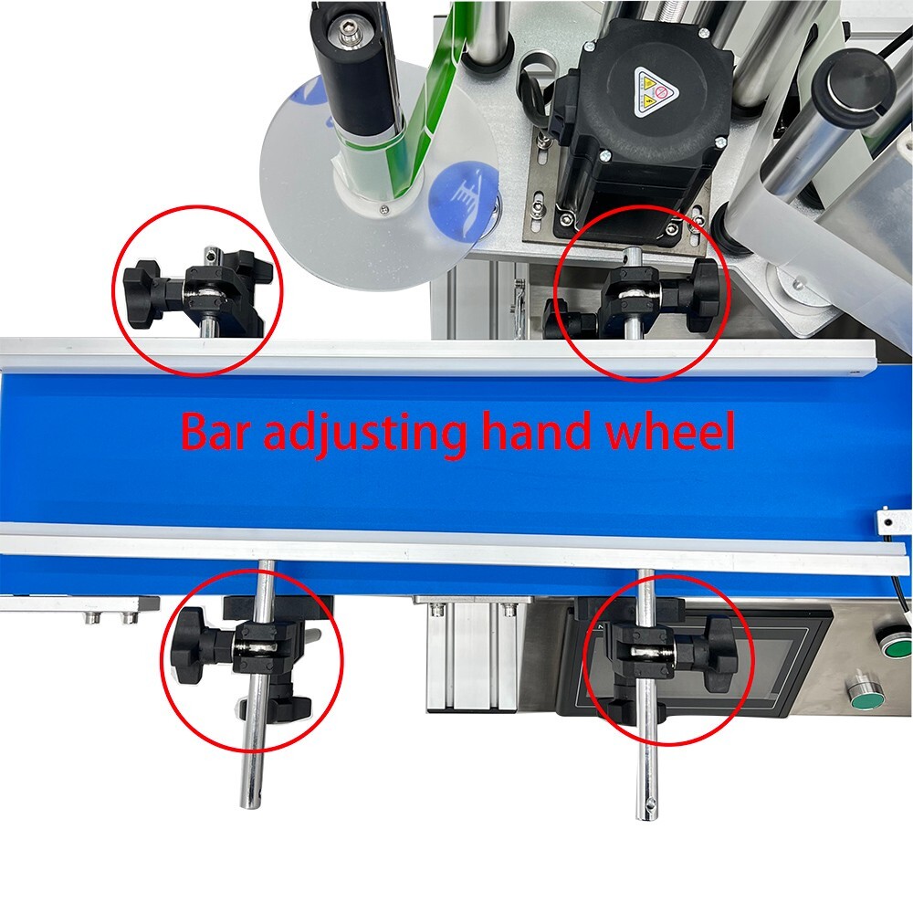 LT-150D Automatic Round Bottle Labeling Machine 45.86"*5.9" Conveying Digital US