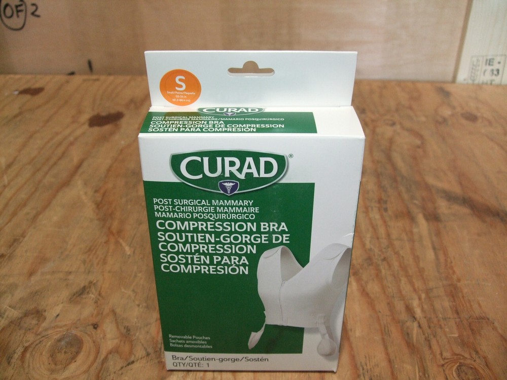 Medline NONMAMCOMP1 CURAD Post-Surgical Compression Bra - Small