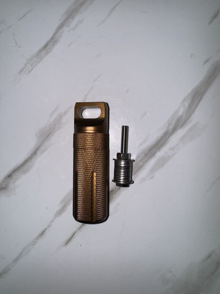 Crypto Cold Storage Capsule And Seedphrase Backup Storage