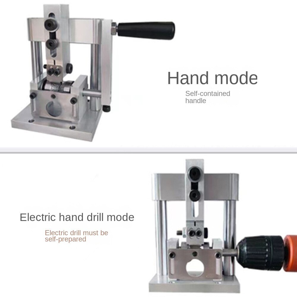 Wire Edm Machine Electric Wire Puller Peeling Hand Crank Wire-Stripping Machine