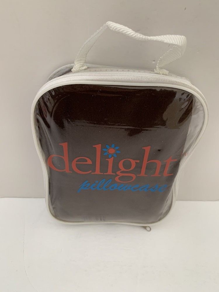Delight 30" x 19" 100% Polyester Brown Pillowcase