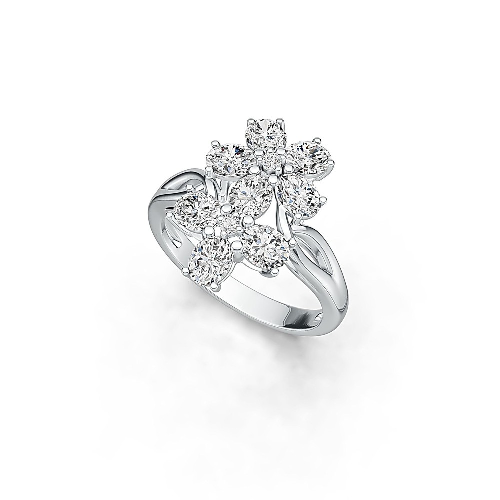 Sterling Silver Semi Mount Ring Setting Oval OV 5X4mm