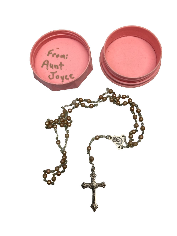 My First Rosary ~ 1960's Vintage ~ Made In Italy
