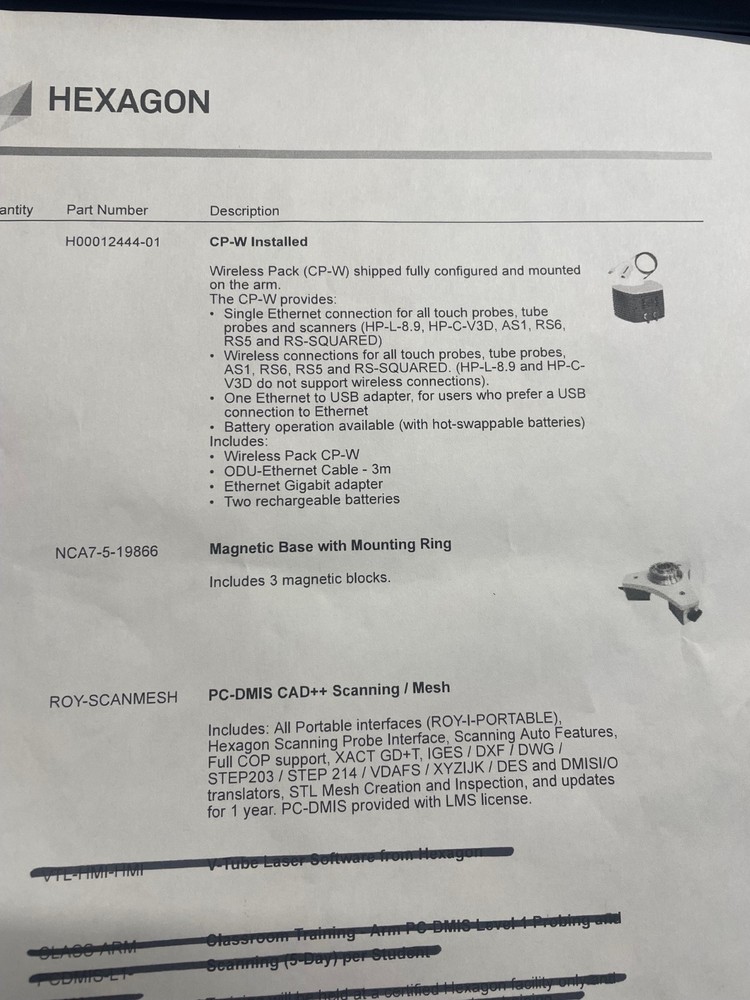 Hexagon Absolute Arm V2P 8330 7 Axis
