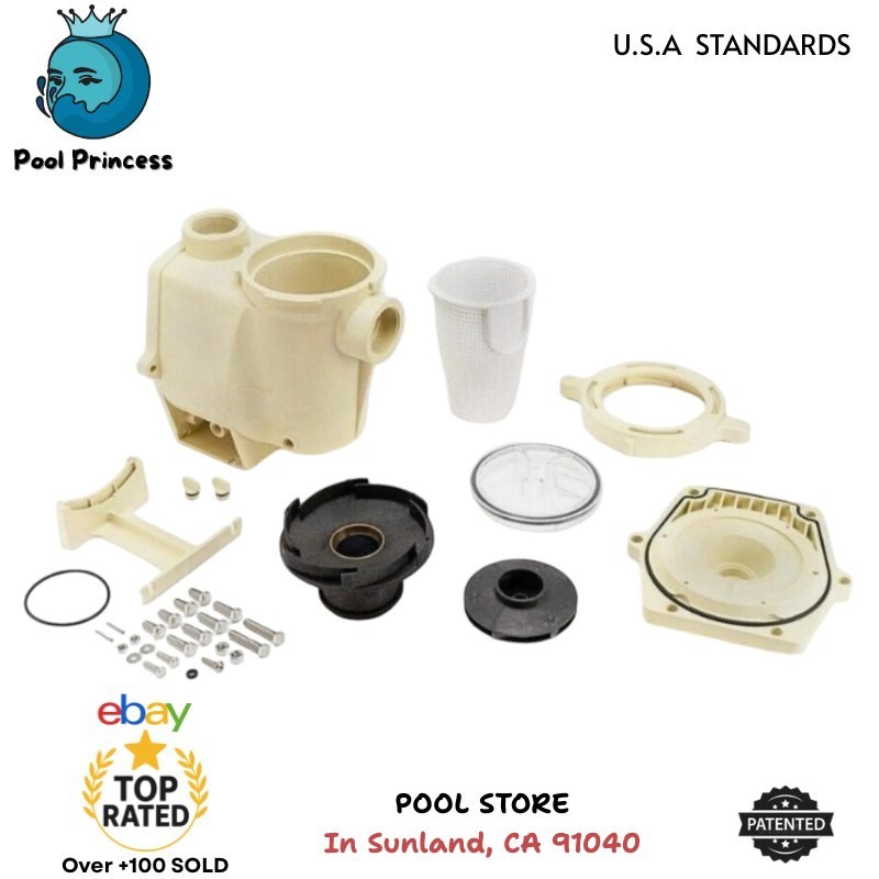 Pentair 357149 Replacement Kit PCG Complete  WhisperFlo Wet End kit 075455