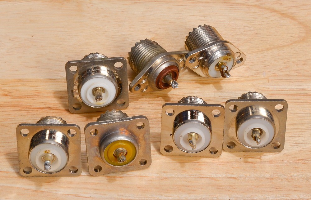 QTY 7: SO-239 UHF CONNECTORS (SO-R-D1)