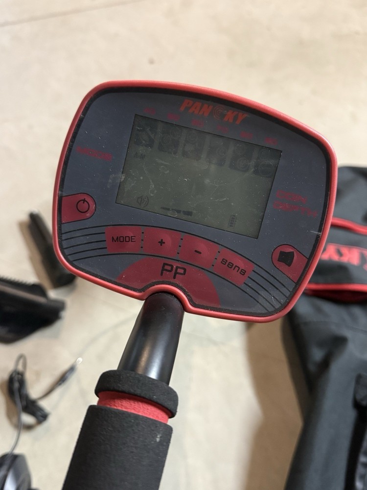Pancky Red & Black Professional Metal Detector