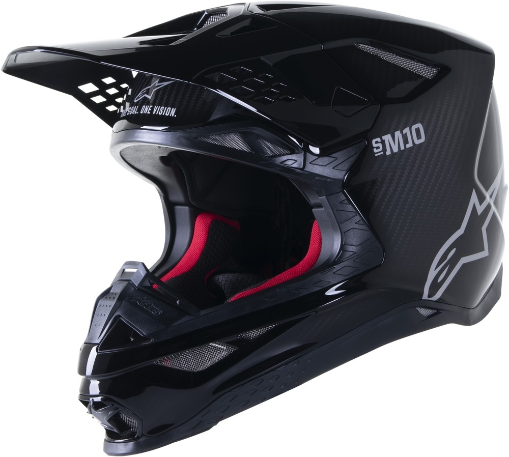 Alpinestars 8300323-1188-S Supertech S-M10 Solid Helmets Sm Black