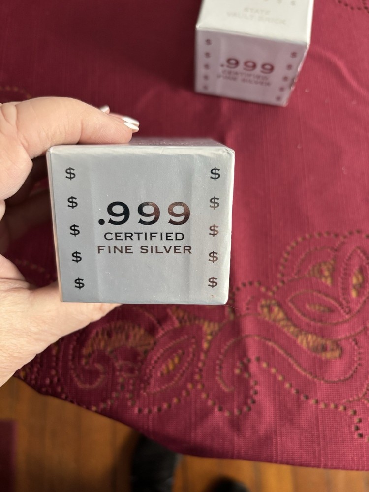 Two Silver Bar Boxes With Black Velvet