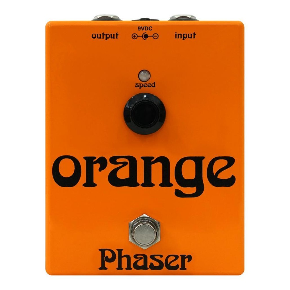 Orange Phaser Guitar Effect Pedal