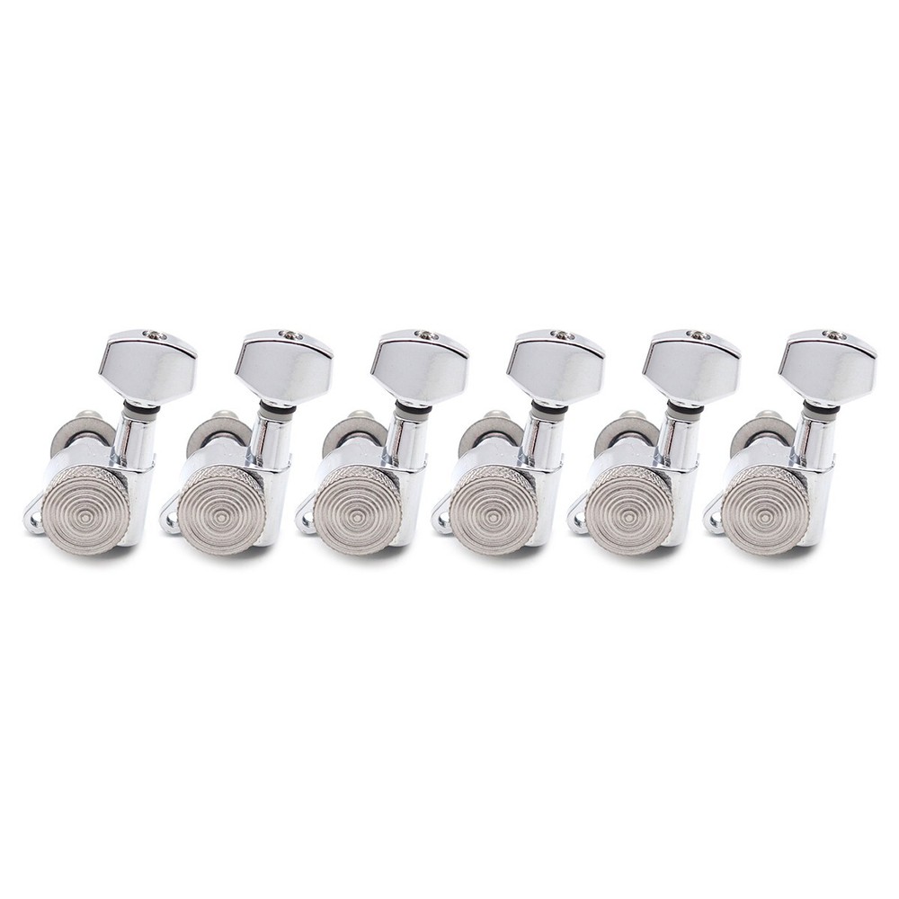 Left 6 Strings Electric Guitar Locking Tuning Pegs Chrome Tuners Machine Heads