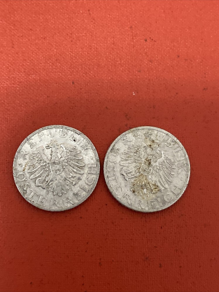 Austria 50 Groschen 2 Coins