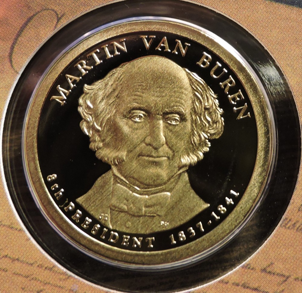 2008 S Proof President Martin Van Buren Dollar