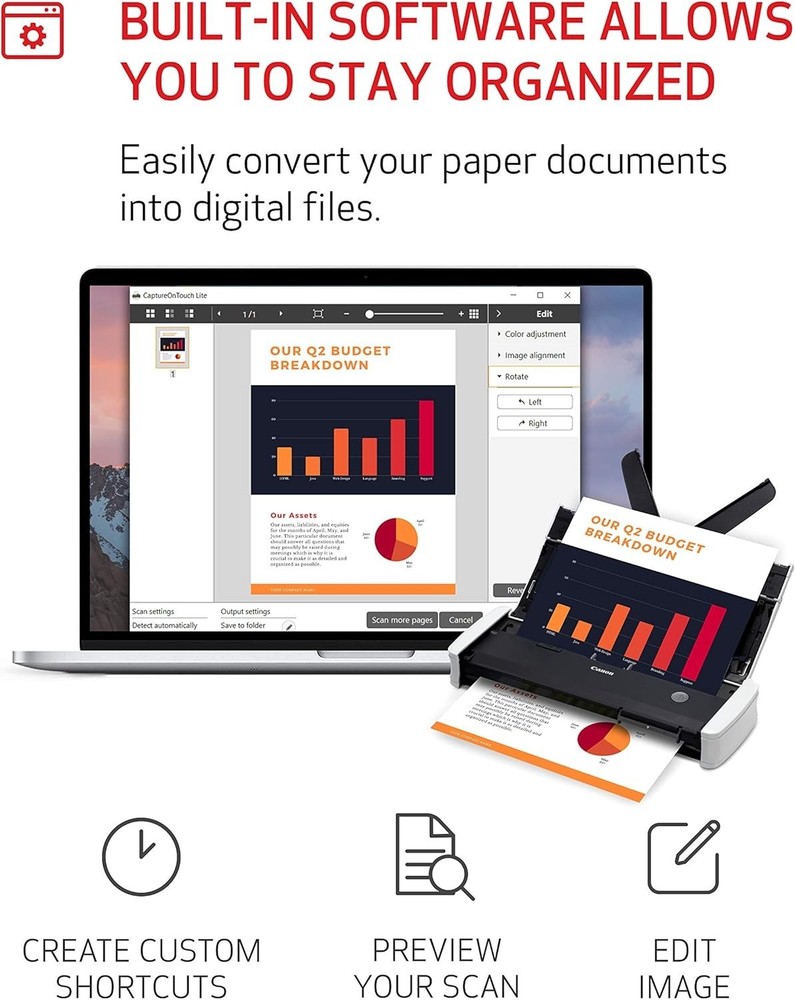 imageFORMULA R10 - Portable Document Scanner, USB Powered, Duplex Scanning, Docu