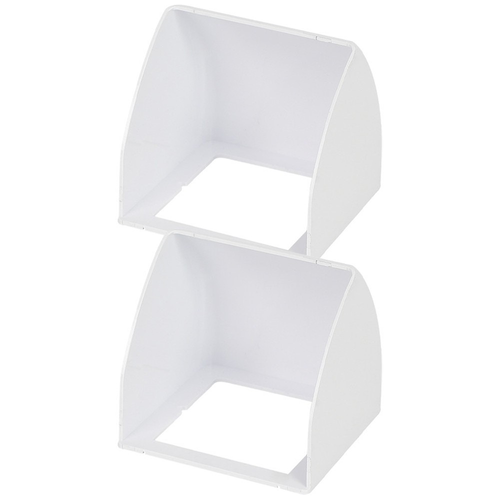 2 Pcs Plastic Bell Cover Doorbell Waterproof Protector Protective