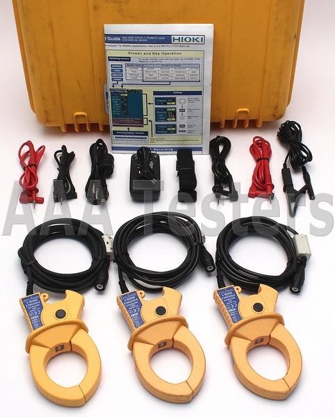 Hioki 3197 Three Phase HandHeld Power Quality Analyzer Meter