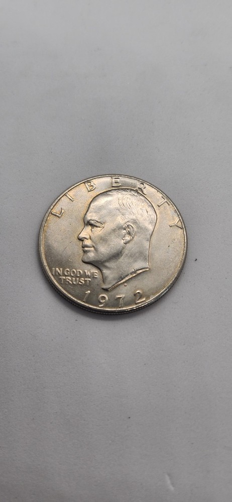 1972 D EISENHOWER DOLLAR COIN AVE CIRCULATED