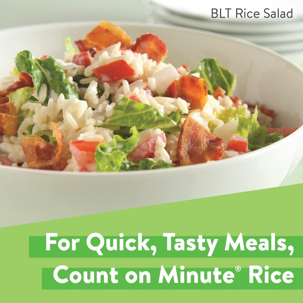 Instant White Rice for Quick Dinner Meals, 14 Ounce Pack