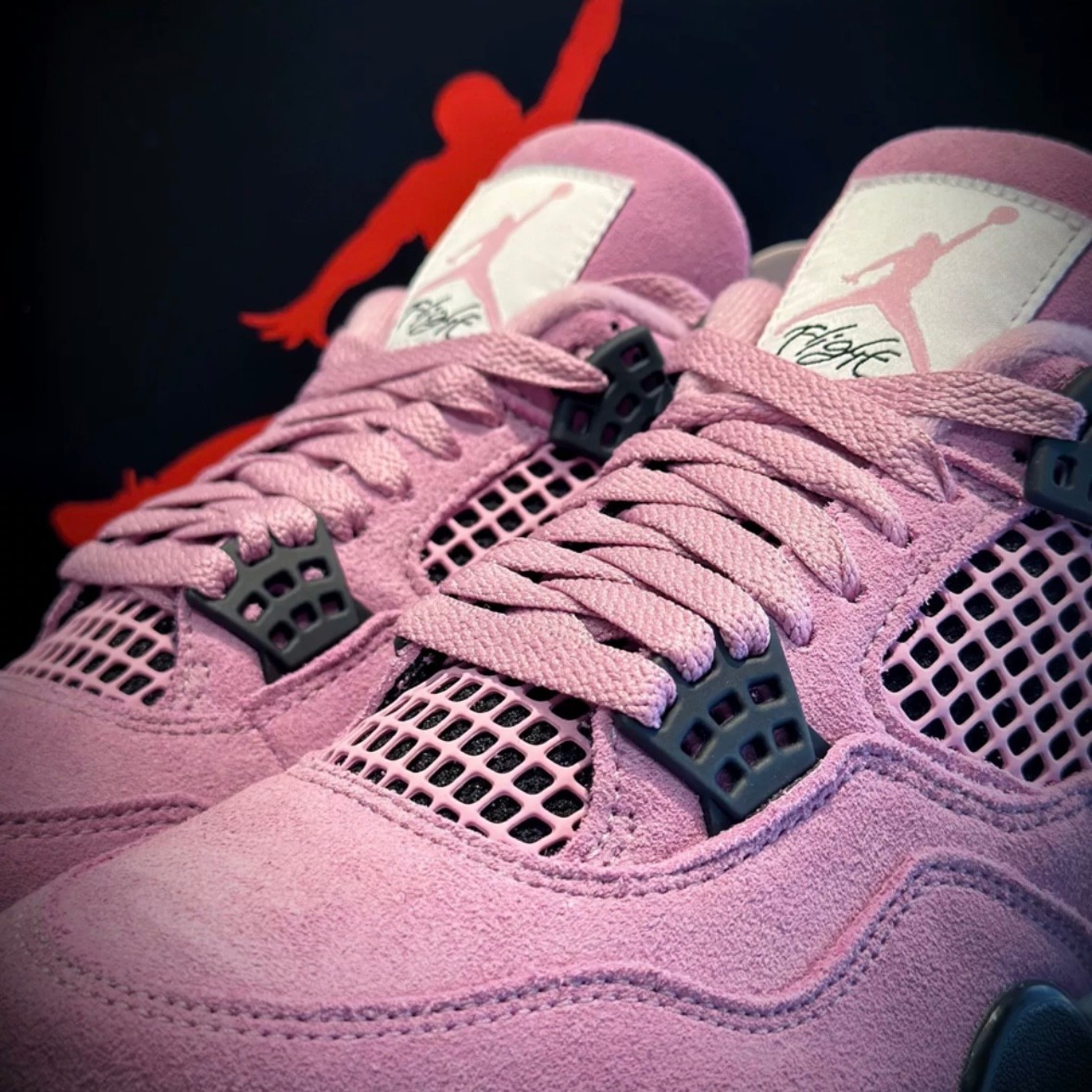 Jordan 4 'Orchid" Retro Mid Top Basketball Men's & Women's Shoes