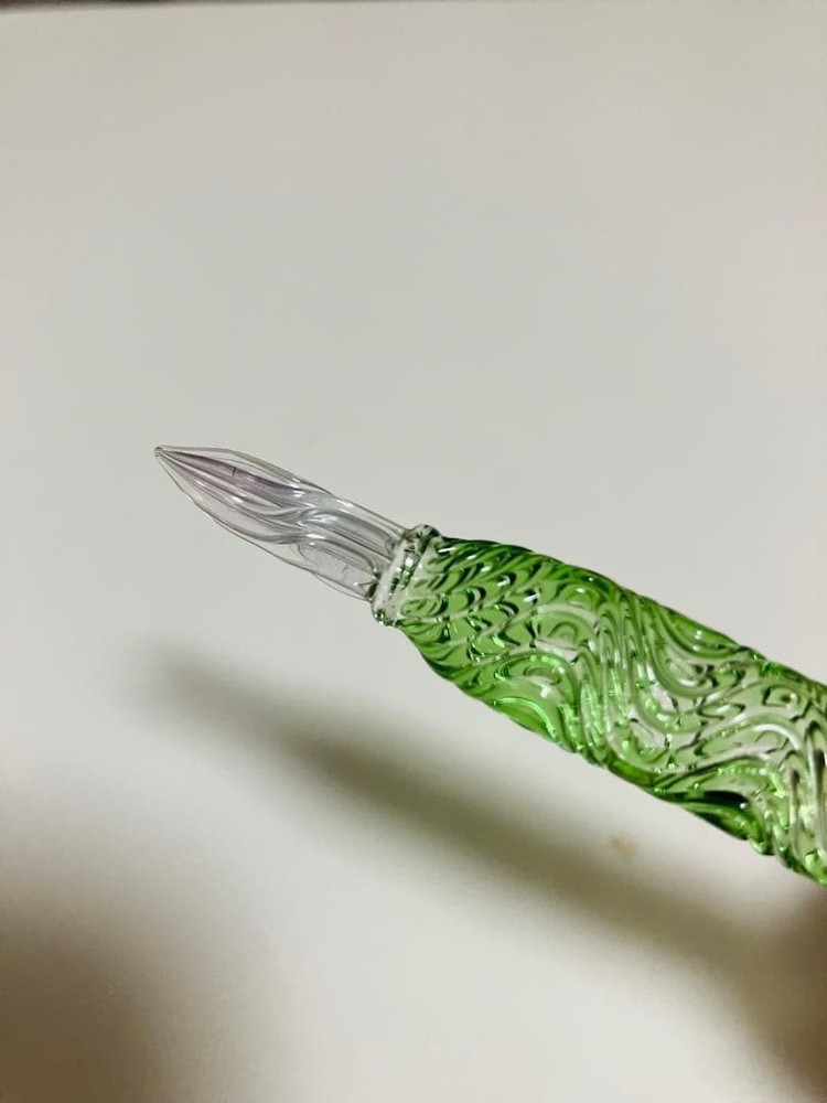 HASE GLASS WORKSHOP GLASS PENS #46b0aa