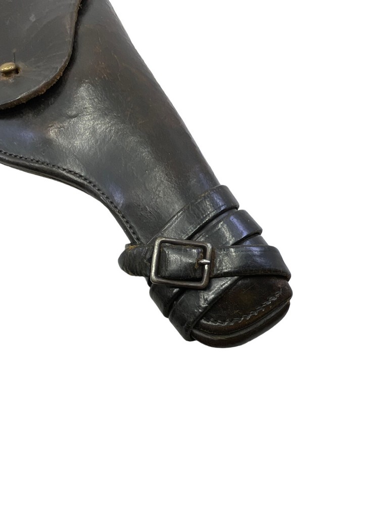 WW1 US AEF Colt Leather Holster with Leg Strap