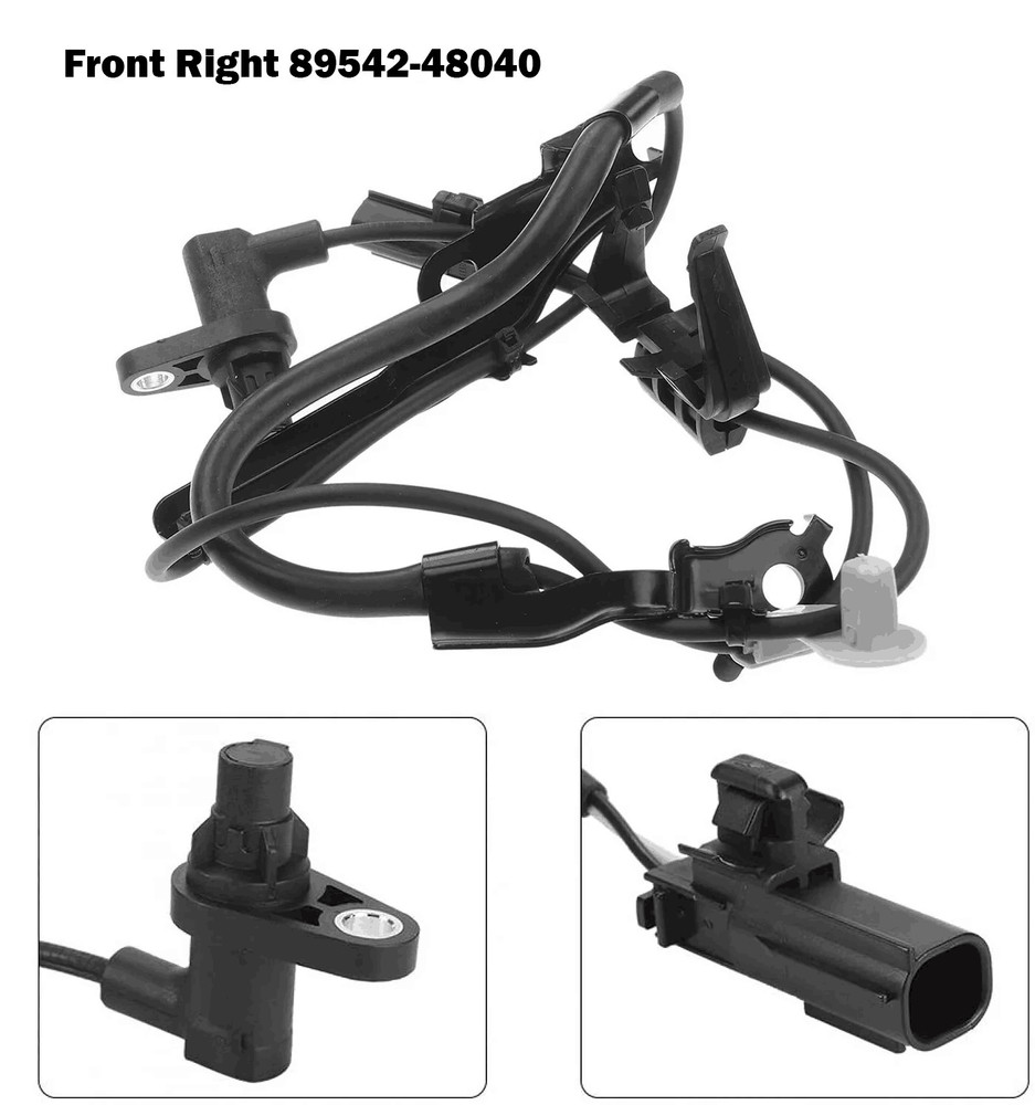 For 2008-13 Toyota Highlander Front Left and Right Side ABS Speed Sensor Set