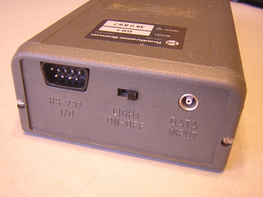 KRAUTKRAMER BRANSON DR1 DATA RECORDER, INPUT CABLE, MANUAL