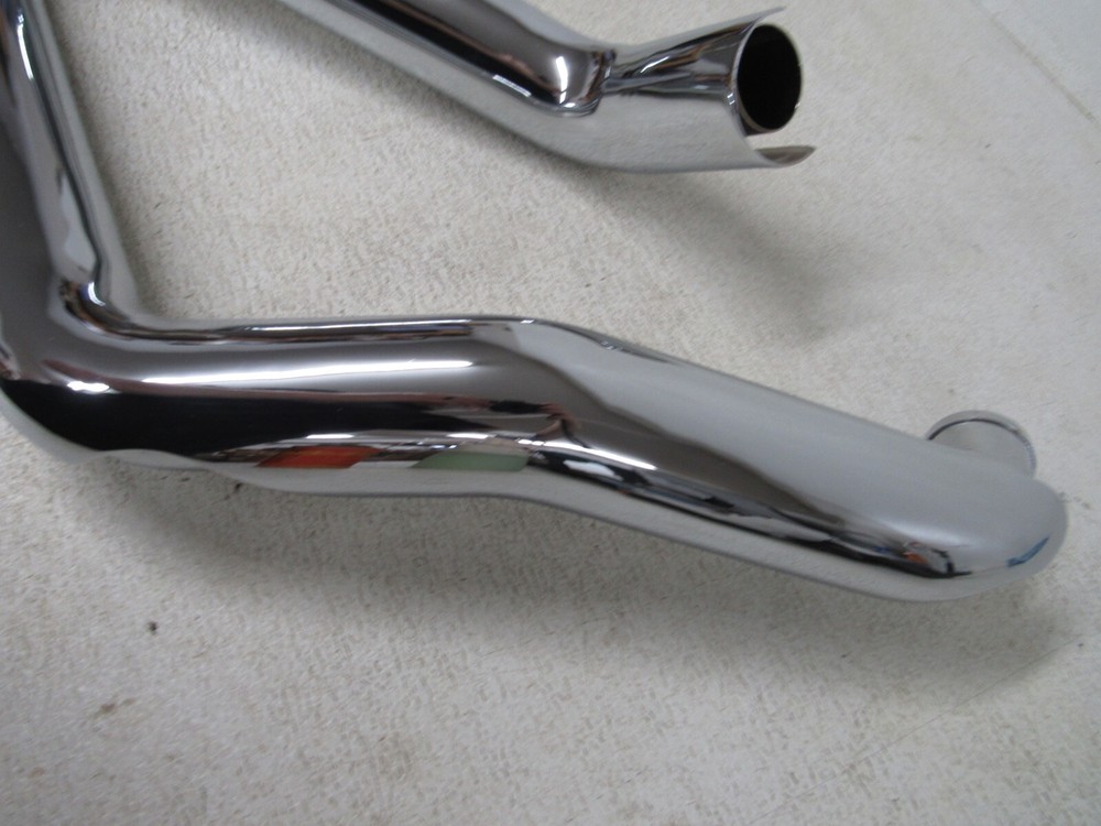 HARLEY DAVIDSON TRUE DUAL HEADERS CHROME FREEDOM PERFORMANCE HD00244 HD-49