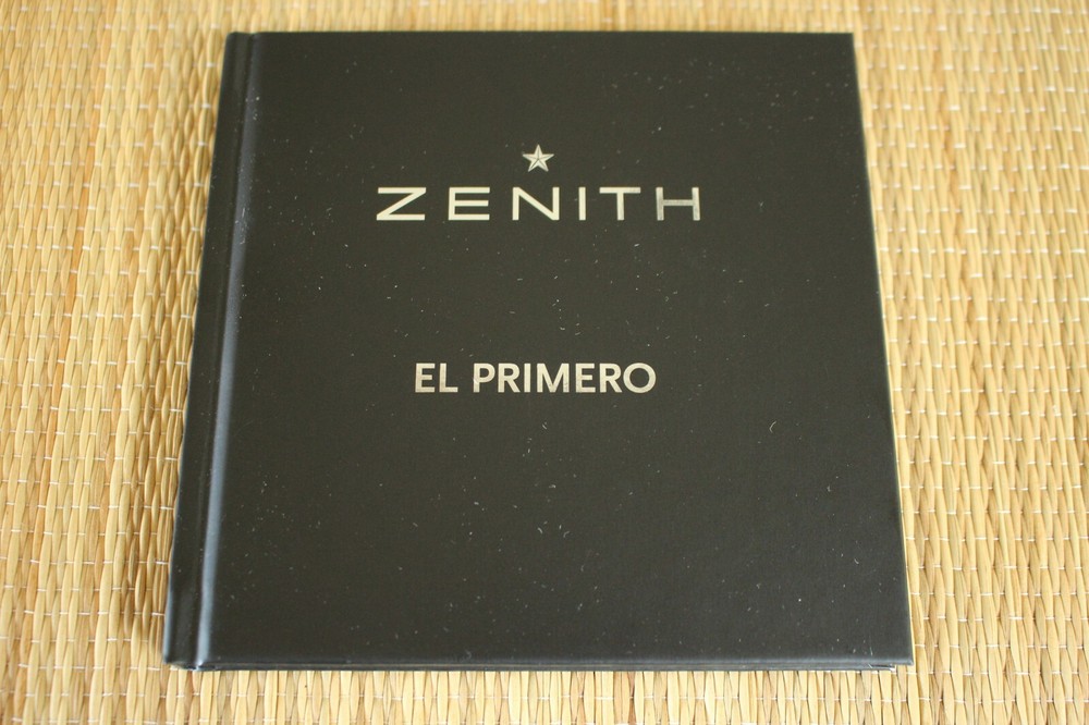 ZENITH  EL PRIMERO CHRONOGRAPH WATCH INSTRUCTION MANUAL BOOK USER GUIDE BOOKLET