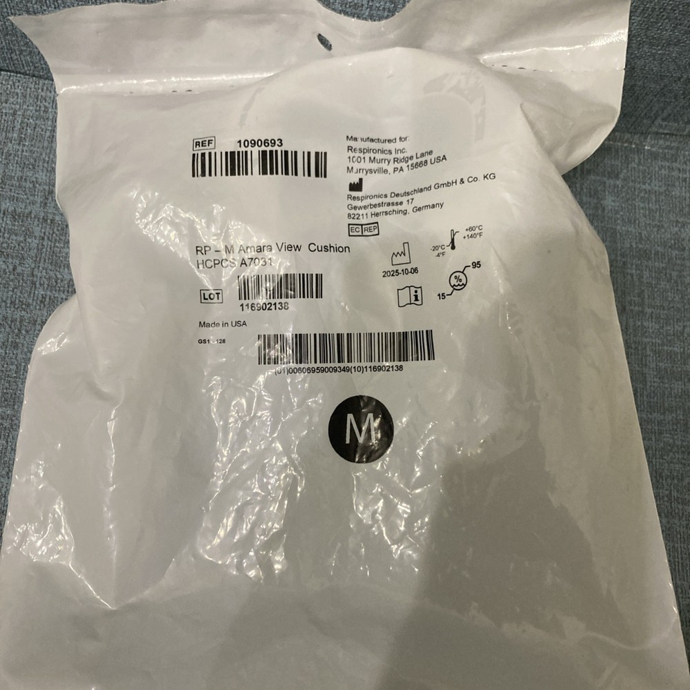 Philips Respironics Amara View full face Cushion CPAP (Medium) HCPCS A7031