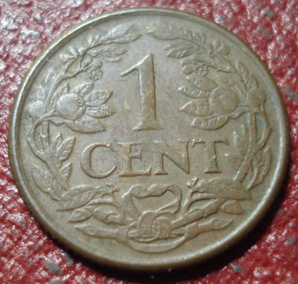 1952 NETHERLANDS ANTILLES 1 CENT IN EF CONDITION